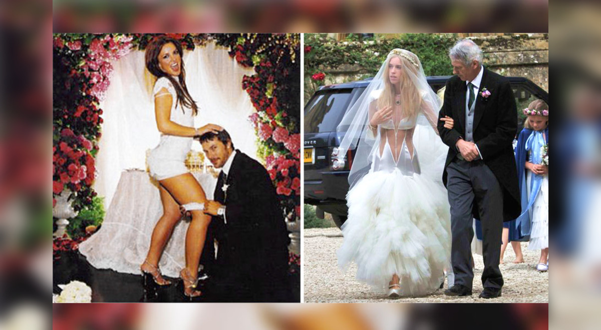 Boda real: Los 10 peores vestidos de novia de las famosas | Celebridades |  Curiosidades | Aweita La República