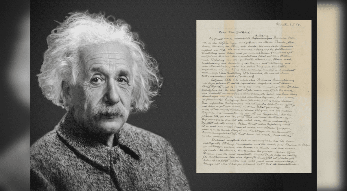 Qué dice la carta de Albert Einstein que vale más de un millón de