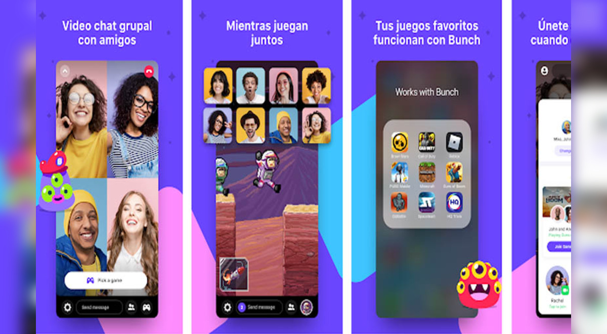 Prueba Bunch: creo que es la app perfecta para jugar online con amigos