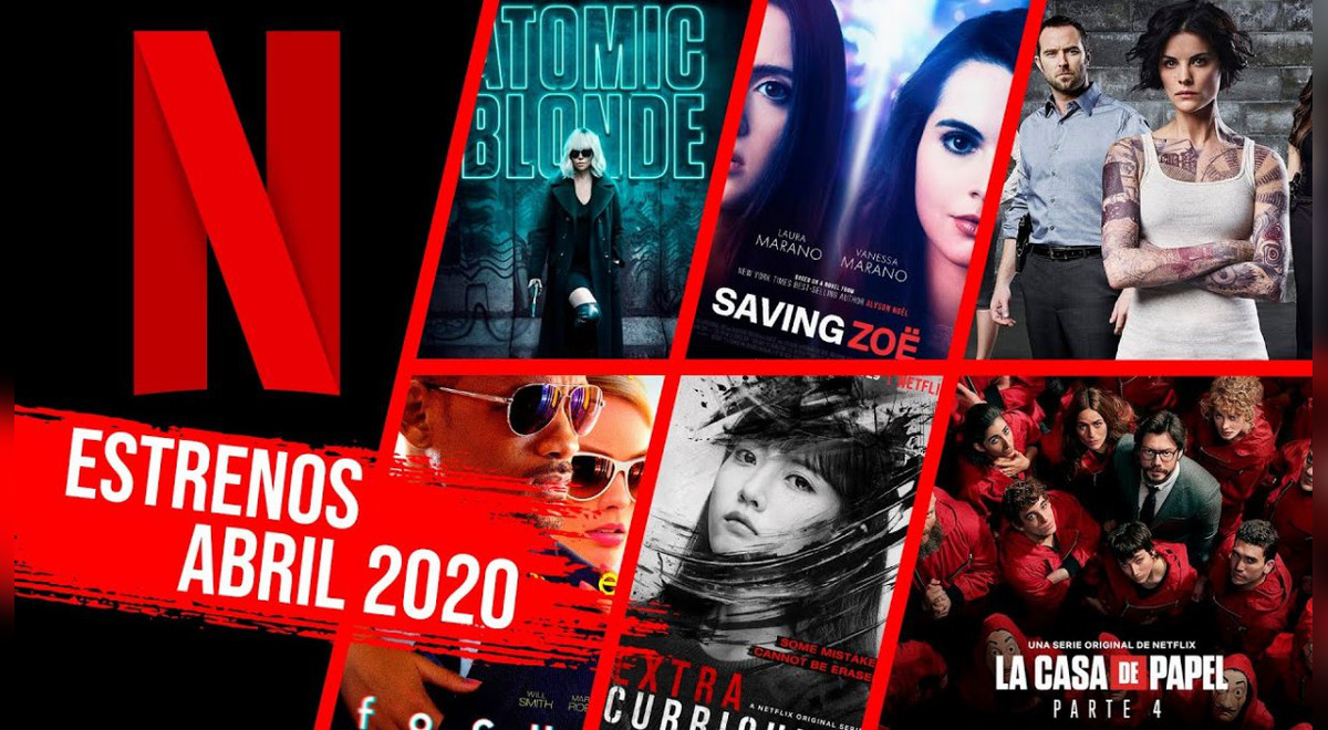 Netflix estrenos abril Descubre las nuevas series y películas que llegan a la plataforma de
