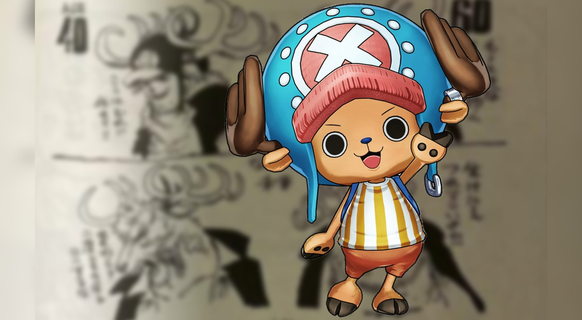 One Piece Eiichiro Oda dibuja a Chopper 40 60 años