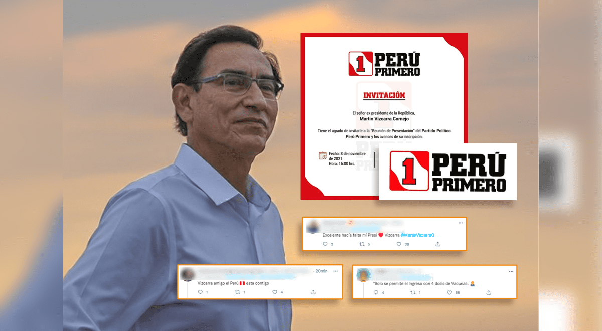 Martín Vizcarra Presenta Su Nuevo Partido Político “perú Primero” Y Así Reaccionan En Redes 