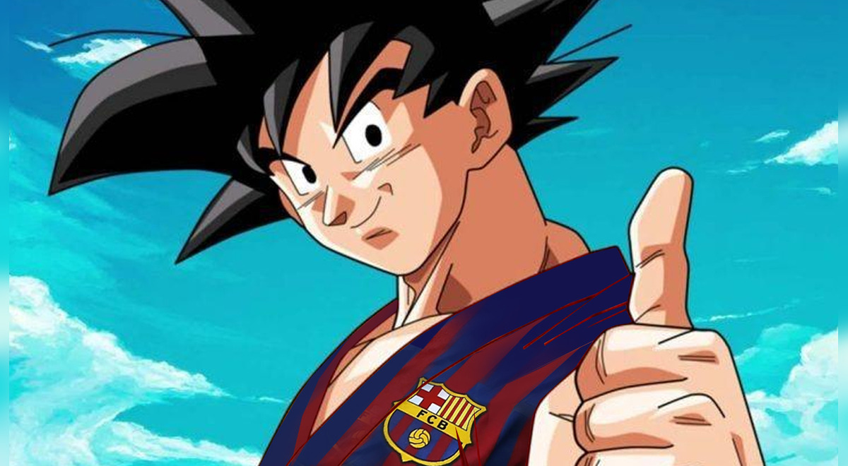 Dragon Ball Jugador del FC Barcelona celebra al estilo de Goku | Aweita La  República