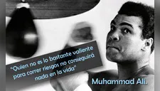 12 frases de Muhammad Ali que te motivarán a seguir soñando y conseguir tus objetivos 