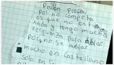 Niño indígena conmueve a las redes con su carta de disculpas por no entender el castellano