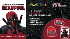 Anunciamos ganadores 10 packs de merchandising de la película ‘Deadpool’