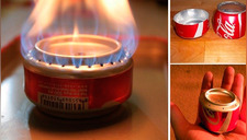 Mira cómo una lata de gaseosa se transforma en una cocina casera (VÍDEO)