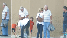YouTube: anciano dejó caer su bolsa y madre lo ayudó; ella termina llorando al descubrir la mentira [VIDEO]