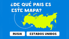 ¿Eres capaz de adivinar a qué país le corresponde cada mapa? 