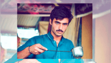 Atractivo vendedor de té arrasa en Instagram por foto viral 