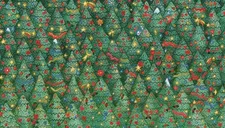 Reto visual: ¿Puedes encontrar el pájaro rojo entre los árboles navideños?, solo el 10% lo logra