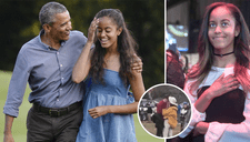 Captan a hija de Barack Obama muy cariñosa junto a su novio en Harvard, video se volvió viral
