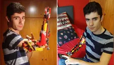 Conoce al joven que creó su prótesis con piezas de Lego, funciona a la perfección [FOTOS]