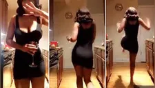 Mujer quiso lucir su lado sexy en una cocina, pero un mal cálculo generó doloroso final [VIDEO]
