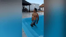 Facebook: bañista realizó ‘peculiar’ broma en piscina y todo terminó de la manera más trágica [VIDEO]