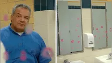 Se cansó de limpiar espejos manchados de labial, su genial solución dejó sin palabras a jóvenes (VIDEO)