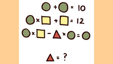 ¿Cuál es el valor del triángulo? El reto matemático que vuelve loco a Internet