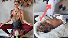 Instagram: mujer hace yoga y amamanta a la vez, pero una fotografía reveló su oscuro secreto  