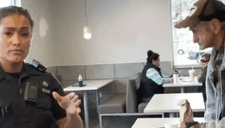 Invitó a un vagabundo a almorzar en McDonald’s, pero la policía no lo soportó y terminó desalojándolo [VIDEO]    