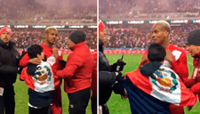 Perú vs. Islandia: La noble reacción de André Carrillo con un niño que quería saludarlo [VIDEO]