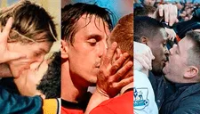Los besos más ‘apasionados’ de la historia del fútbol, algunos olvidaron que había público [VIDEOS]