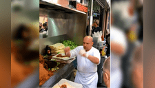 Este cocinero está causando furor por su forma divertida de preparar tacos al pastor [VIDEO]