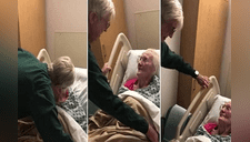 Anciano estuvo separado de su esposa por culpa de sus hijos, se reencuentran y así reaccionaron [VIDEO] 