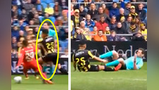 Distraído árbitro arruina la jugada de un futbolista; su venganza sorprendió a todos [VIDEO]