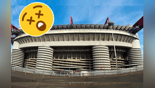 Tuitero descubre ilusión óptica en el estadio del Milan; comparte las imágenes y se hace viral  [VIDEO]