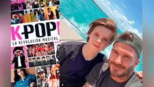 Hijo de David Beckham estaría interesado en ser un cantante de K-pop; agencia surcoreana responde [VIDEO]