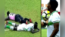  Feroz ataque de abejas paraliza un partido y obliga al árbitro y futbolistas a tirarse al suelo [VIDEO]