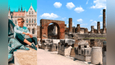 Quiso sacarse una épica foto en las ruinas de Pompeya, y terminó amenazado de muerte [FOTO]