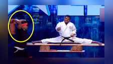 Karateca presume su increíble resistencia, pero un error casi desata la tragedia [VIDEO]