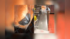 Hallan un ratón vivo entre panes de hamburguesa de un local en EE.UU [VIDEO]