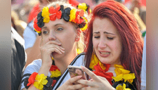 Entre lágrimas y rabia despidieron los hinchas alemanes a su equipo del Mundial [VIDEOS] 
