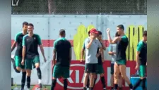 El divertido baile de Ronaldo antes del Portugal vs Uruguay [VIDEO]
