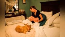 Sorprendente. Mujer da a luz con ayuda de su perro y todo queda registrado [FOTOS] 