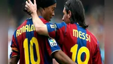 Lionel Messi aún no se retira, pero Ronaldinho se anticipa a esto y hace insólito pedido