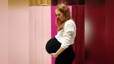 Embarazada presume su abdomen de trillizos y su aspecto causa asombro [VIDEO] 