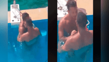 Filtran video de dos futbolistas en íntimo coqueteo dentro de una piscina [VIDEO] 