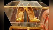Presentan los zapatos más caros del mundo; conoce cuánto cuestan y de qué están hechos [VIDEO]