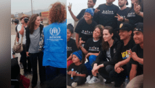 Angelina Jolie sorpendió a todos con su llegada a Lima [VIDEO]