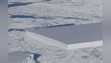 NASA descubre misterioso iceberg rectangular que desconcierta a la comunidad científica [FOTOS]