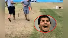 Luis Suárez indignado porque pintaron el césped del Estadio en lugar de arreglarlo [VIDEO]