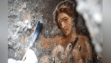 Hallan “pintura erótica” de Leda y el Cisne en ruinas de Pompeya y su historia deja en shock [FOTOS] 