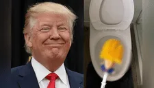 Crean cepillo para baño con la cara de Donald Trump y más de uno ya lo usó [VIDEO] 