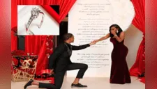 Le proponen matrimonio con 6 anillos de diamantes y desata la envidia de todos [FOTOS][VIDEO]