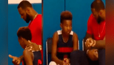 Estrella de la NBA alienta a su hijo tras partido y su discurso conmueve al mundo [VIDEO]