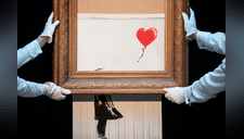 Banksy podría ir a la cárcel por destruir su obra durante la subasta, aclaman expertos legales