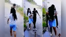 Hombre llega borracho a su casa y su esposa lo carga en sus hombros [VIDEO] 